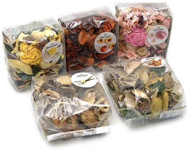 이케아 FROFINK 포푸리 말린꽃 방향제 60g 인테리어 차량 실내 향기 건조식물, 바닐라베이지