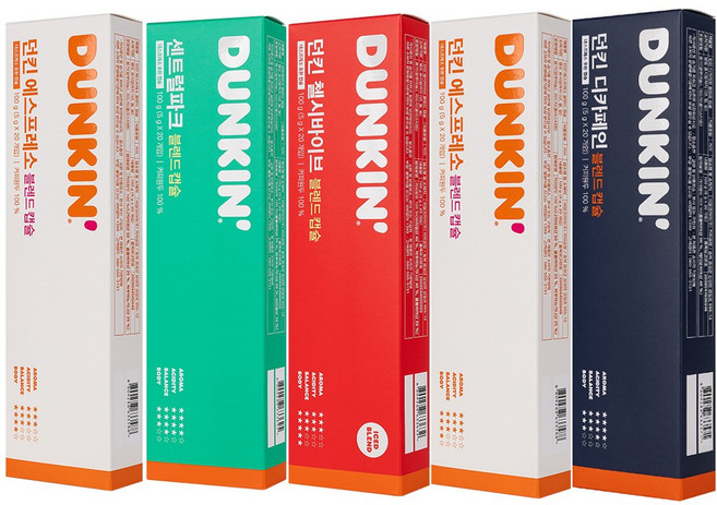 [5개 세트] 던킨 네스프레소 호환 캡슐커피 100캡슐 세트