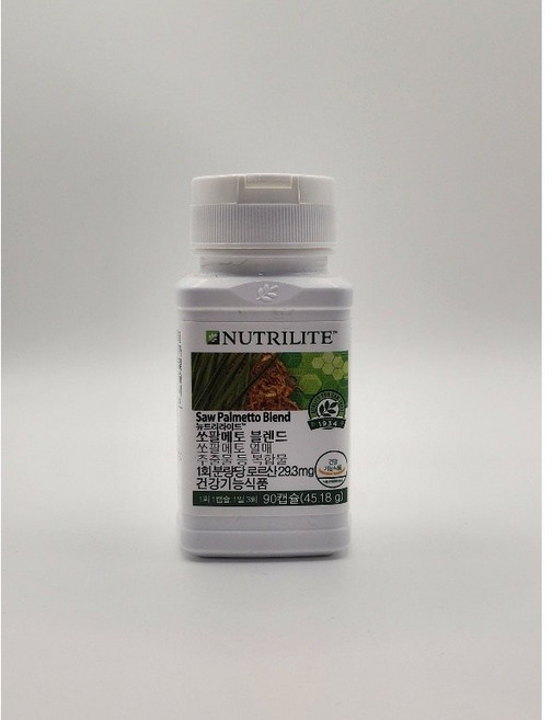 암웨이 Amway 뉴트리라이트 쏘팔메토 블렌드 90캡슐(45.18g), 1개, 90정