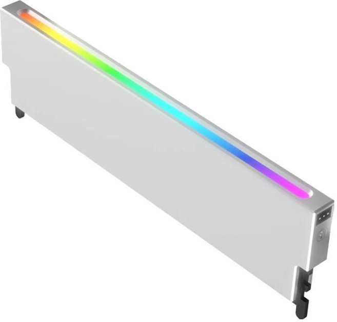 메모리 모듈 히트싱크 쿨러 히트 스프레더 데스크탑 메모리용, 1개, 색상: 1. Silver