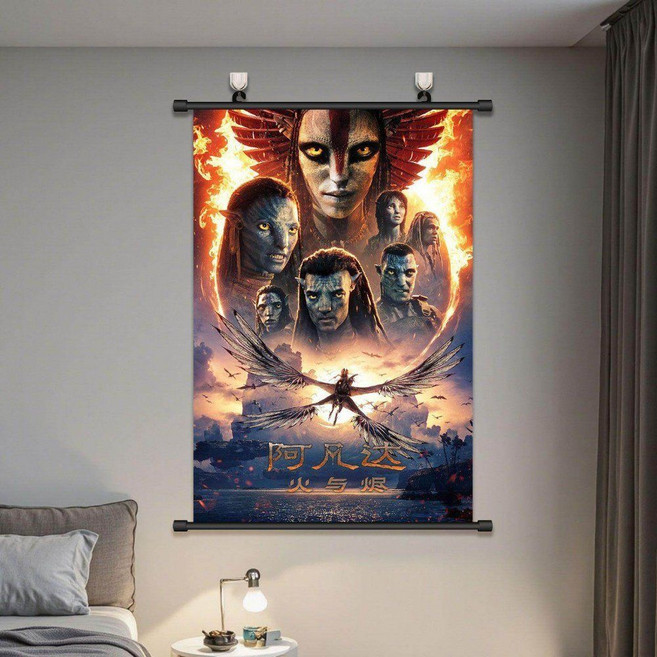 아바타3 포스터 벽걸이 그림 SF 배경 벽장식 인테리어, 아바타3 불과 엠버 01, 40x60cm 포스터(미부착)