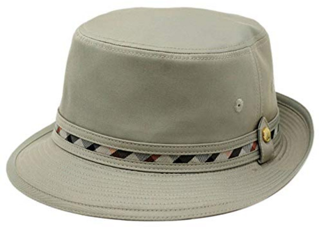 DAKS SS (53.5 cm) (닥스) 알펜 햇 모자 코튼 체크 무늬 캐주얼 심플 일본제 가을