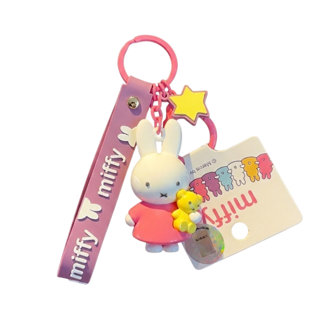 미피 정품 판타지 동화 키링 열쇠고리, 1개, 곰돌이미피