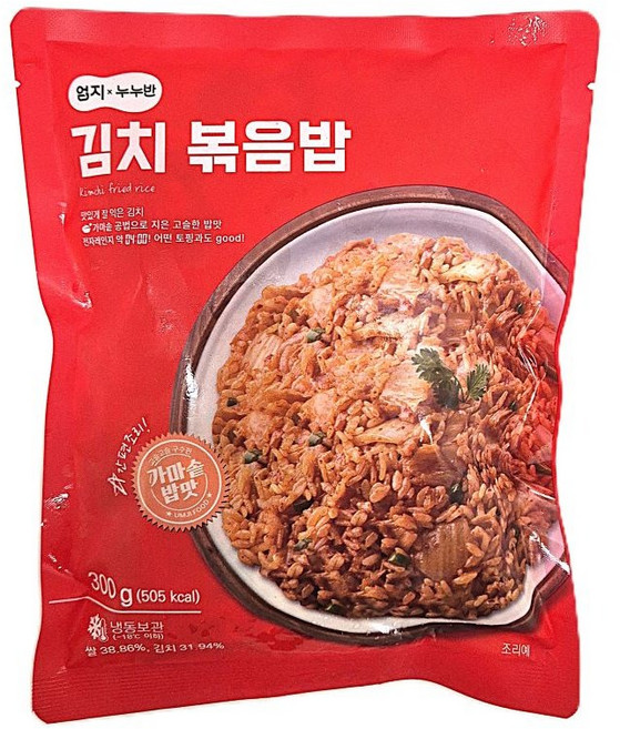 엄지 참치김치볶음밥, 2개, 300g