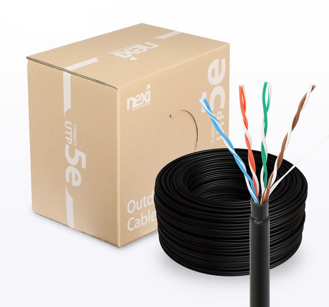 옥외용 UTP CAT5E 제작용 방수 랜케이블 랜선 박스 300m