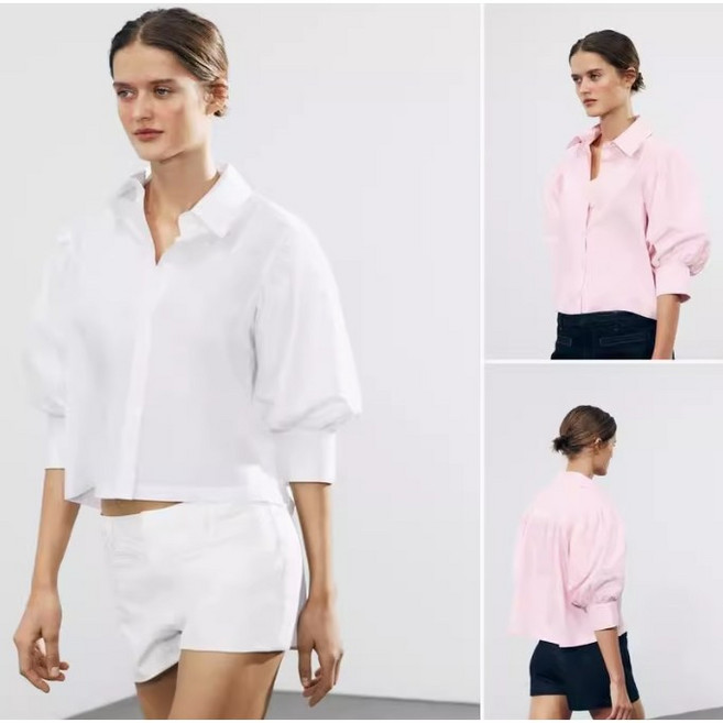 ZARA 자라 포플린 셔츠 2731/082 2731082