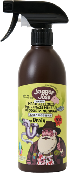 제거죠스 하수구 탈취제, 1개, 500ml