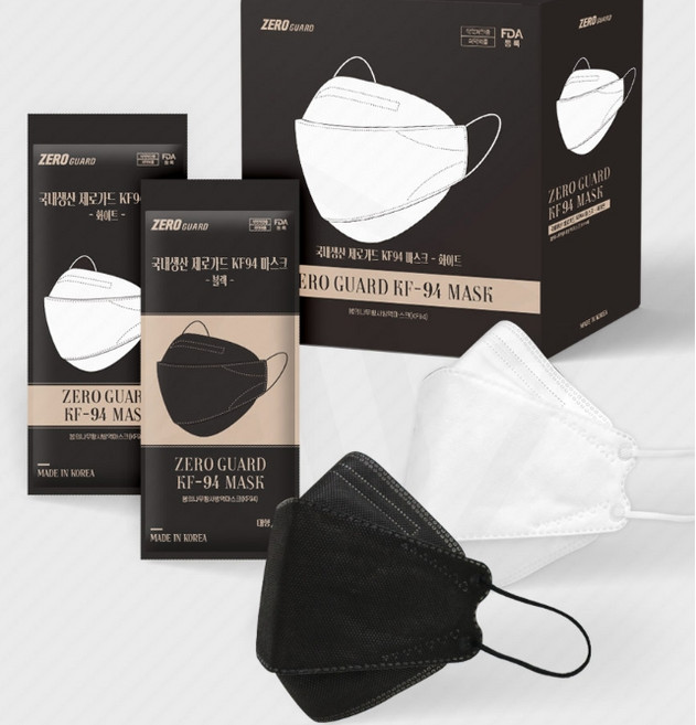 위생적인 KF94 마스크 황사 미세먼지 국산 3D입체 디자인, 1개입, 1개, 어반위즈오가트KF94개별포장1매-화이트
