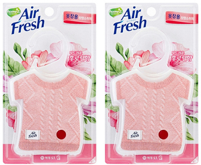 애경 홈즈 에어후레쉬 옷장용, 32g, 2개