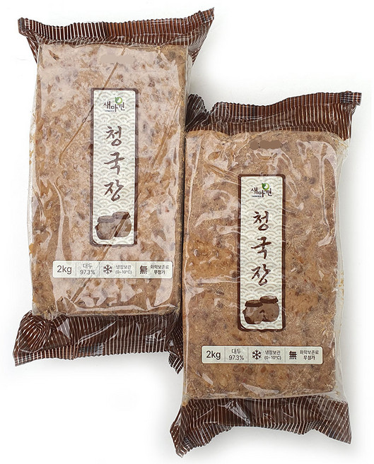 새마원 아리랑식품 청국장 2kg 냄새없는 착한 업소용, 2개