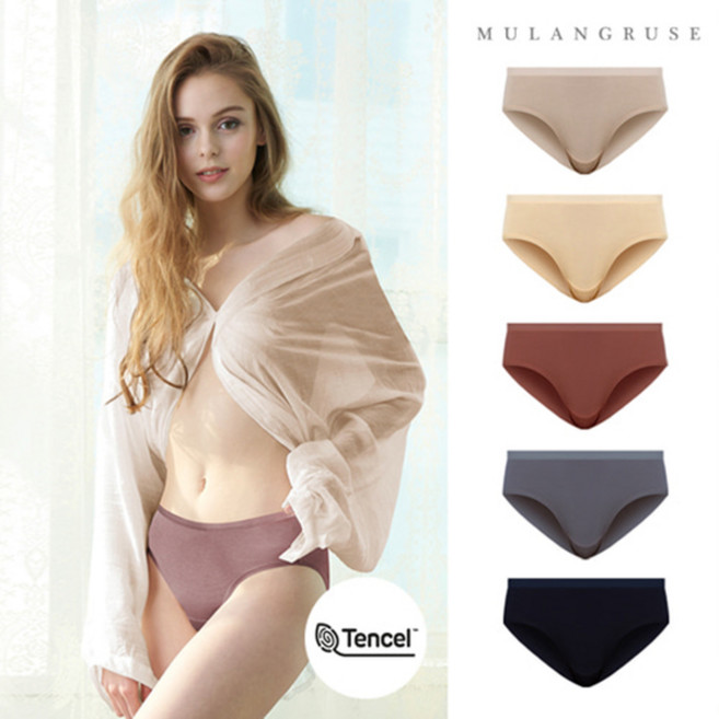 릴렉스 모달팬티 여삼각팬티 여성속옷 5종세트