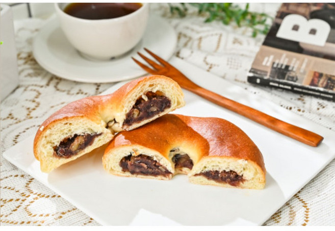 우리쌀호두단팥빵 5개입 천년누리전주빵 전주명물 국내산팥 우리밀 식사대용 어린이간식 선물용빵, 우리쌀 호두단팥빵 10개입, 1개, 105g