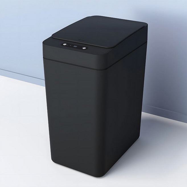 라쿰 컴팩트 센서 자동 휴지통, 블랙