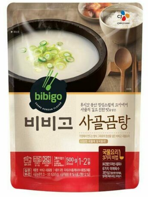 비비고 사골곰탕, 500g, 11개
