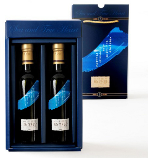 (경남관광기념품점 창원시) 바다천지 어간장 단품 / 세트, 375ml, 2개