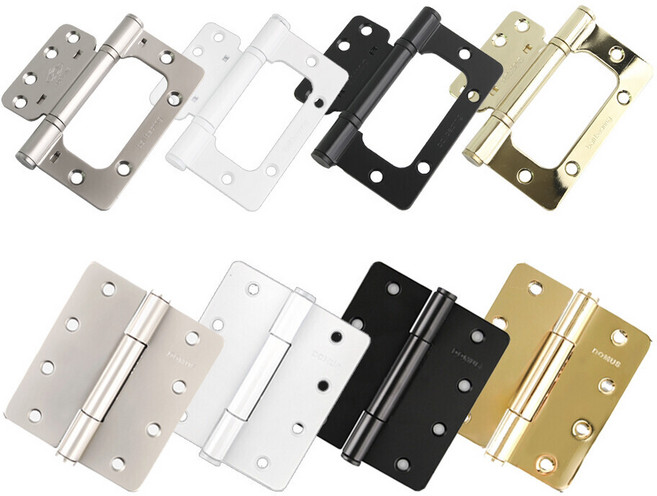 도무스 방문 이지 경첩 경첩 3너클 4035니켈 화이트 블랙 골드, 01. 도무스 이지경첩 니켈 3개입, 1개