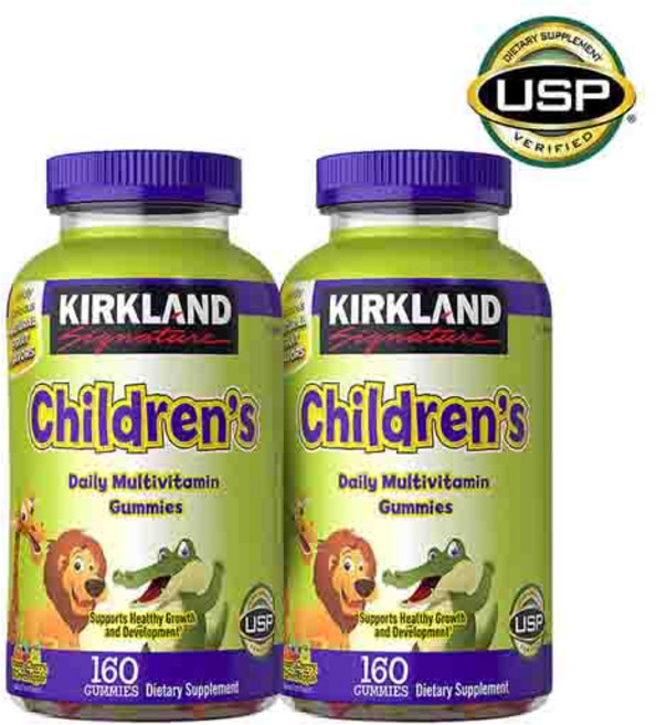 Kirkland Signature 어린이 구미 젤리 멀티비타민 Children's Complete Multivitamin 320젤리, 1개, 320정