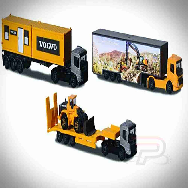 퍼니 미니카장난감 볼보 중장비장난감, 1개