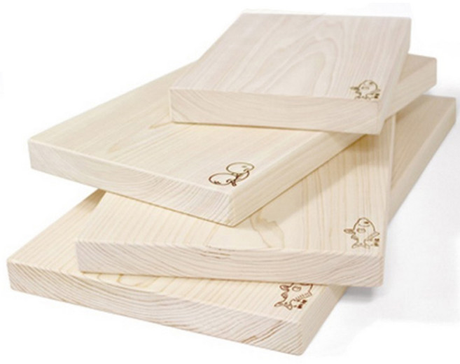 편백나무 원목 무절 통도마