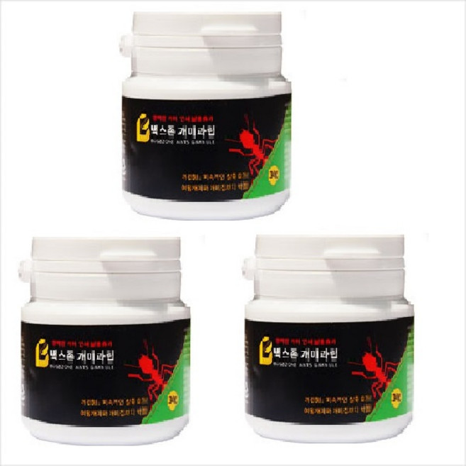 벅스존개미과립(30그램 3통묶음) 여왕 불 집안개미 퇴치 제거제 살충제, 3개