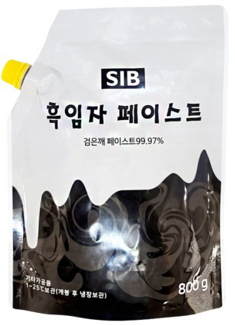 선인 흑임자 페이스트 베이킹재료, 800g, 1개