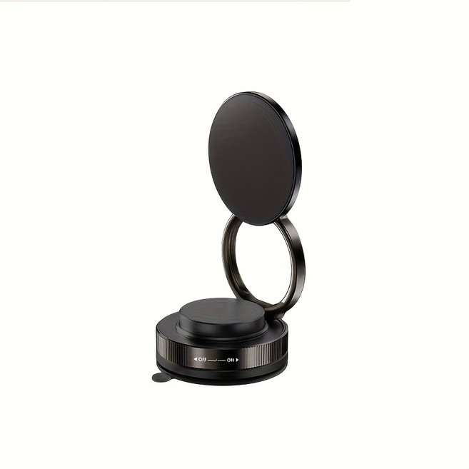 코지몰 360도 회전 접이식 진공 흡착 다이얼형 맥세이프 핸드폰 거치대, 화이트, 1세트