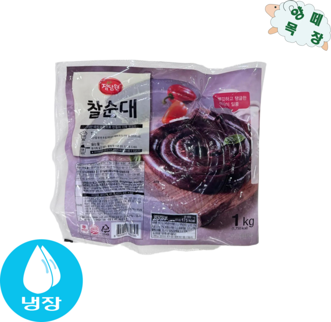 정담원 찰순대 1kg, 1개
