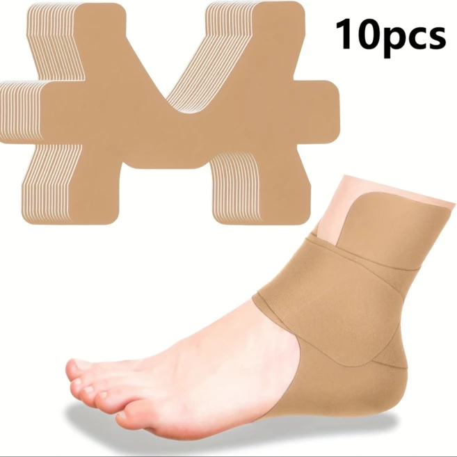 운동용 발목 보호 근육테이프 스포츠 테이핑 탄성 밴드 10P세트, 10개 - 쿠팡