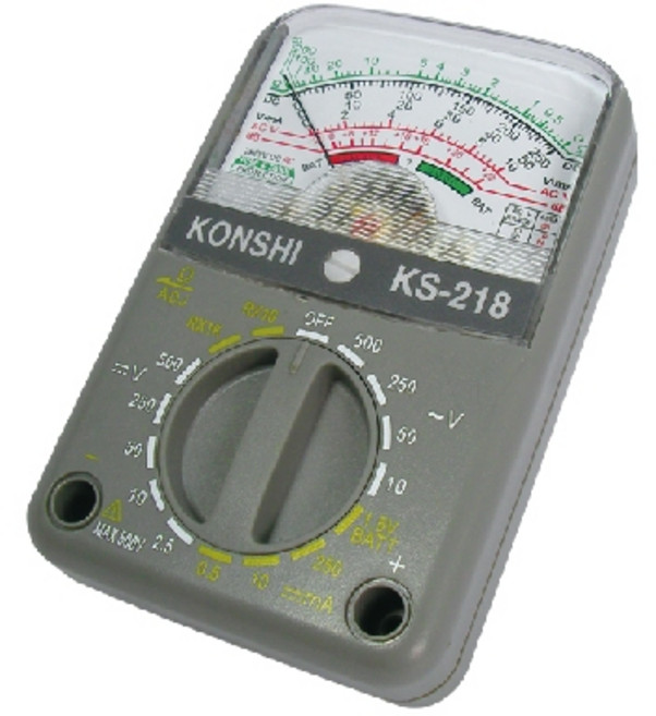 KONSHI 指針三用電錶 KS-218, 詳見包裝, 三用電錶(迷你型)/F165E