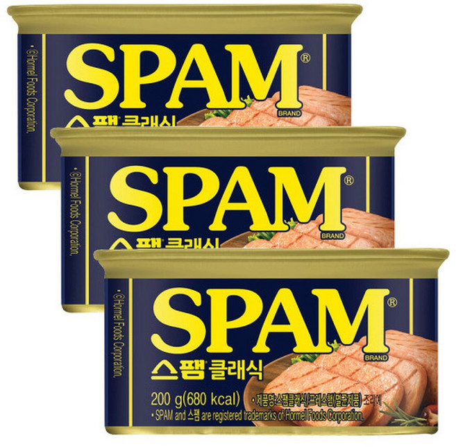 스팸 클래식 200g x3개