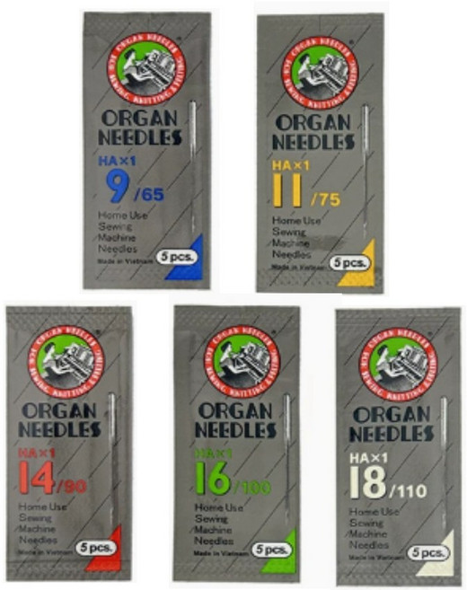 긍정미공방 가정용 미싱바늘 세트 5종, 1개