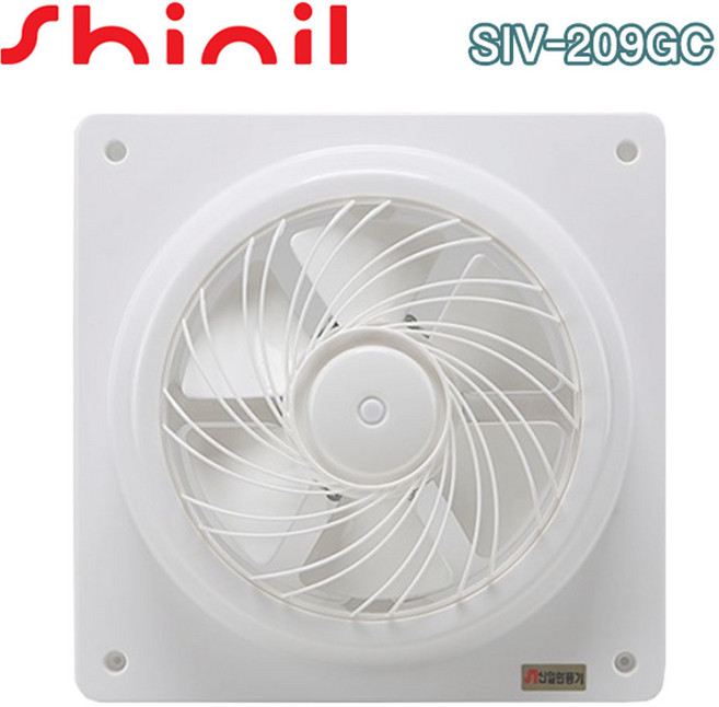 신일전자 총7종 셧터없는 일반신일환풍기 벽면용 창문용 창틀용 천장용 돌출형 화장실 업소용, SIV-209GC