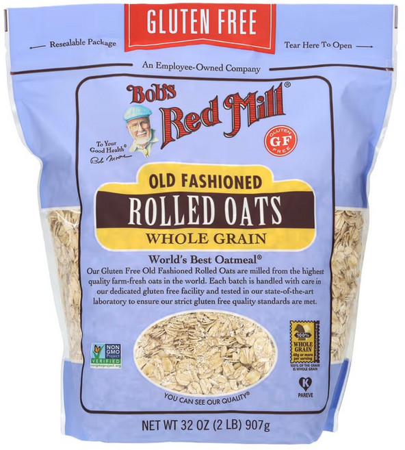 글루텐 프리 롤드 오트 홀 그레인 907g Bob's red mill, 1개