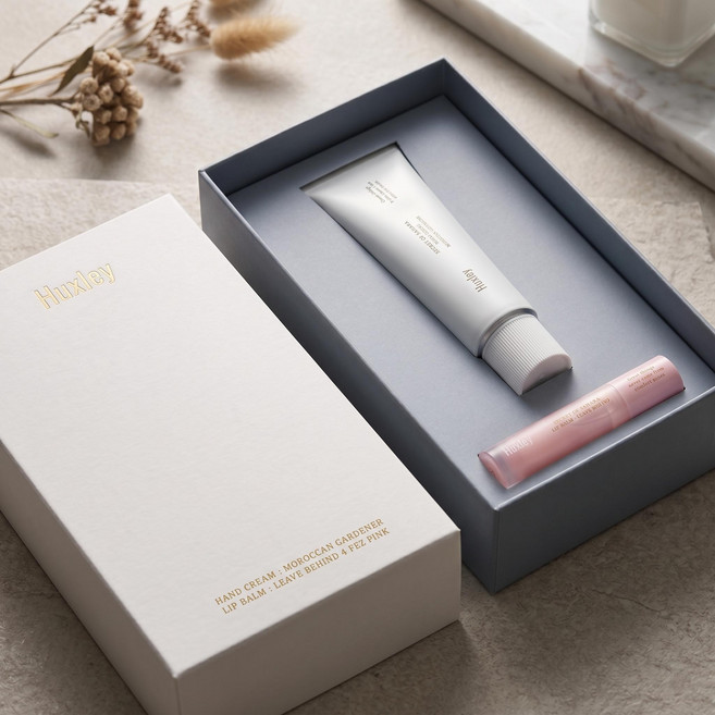 헉슬리 핸드 퍼퓸 크림 & 립밤 2종 세트, 1개, 30ml
