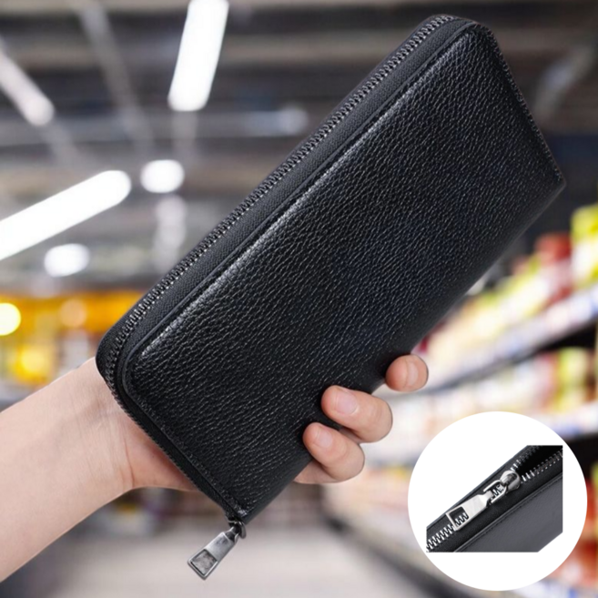 통하다유통 남자 여자 남녀공용 지퍼 장지갑