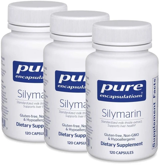 퓨어인캡슐레이션 실리마린 250mg 밀크시슬 캡슐 Pure Encapsulations Silymarin, 120정, 3개 - 쿠팡