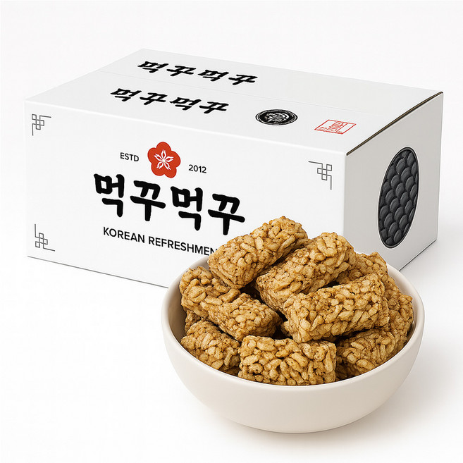 먹꾸먹꾸 옛날과자 한입 밀강정 750g 1박스, 1개
