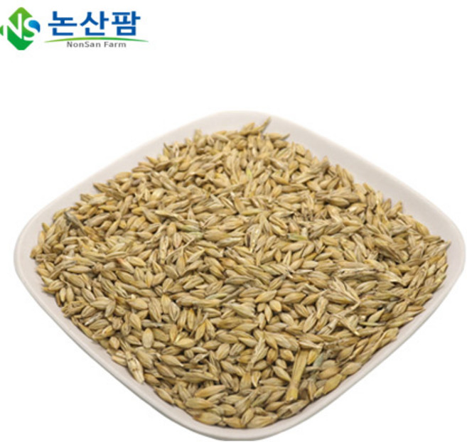 논산팜 국산 겉 보리 엿기름 가능 새싹 보리 재배 키우기, 1개, 1kg