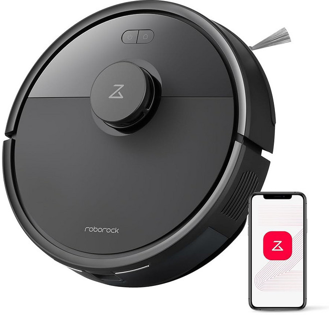roborock 로보락 강아지털 청소기 로봇청소기 Q7 L5 물걸레 겸용 8000Pa 흡입력 업그레이드 EZ, Q7 L5 (Black), Black