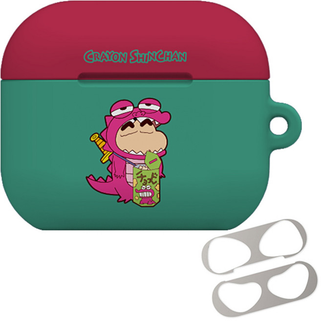 짱구 액션투톤 에어팟 하드 케이스+철가루방지스티커 에어팟, 초코비 액션 투톤, 에어팟3세대, 1개