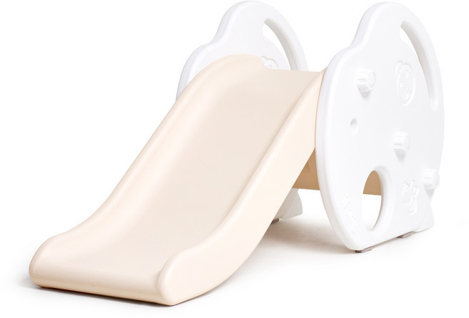 [아이팜] 애플 베이비 유아 미끄럼틀 높낮이가능, 베이지, 베이지, 1개