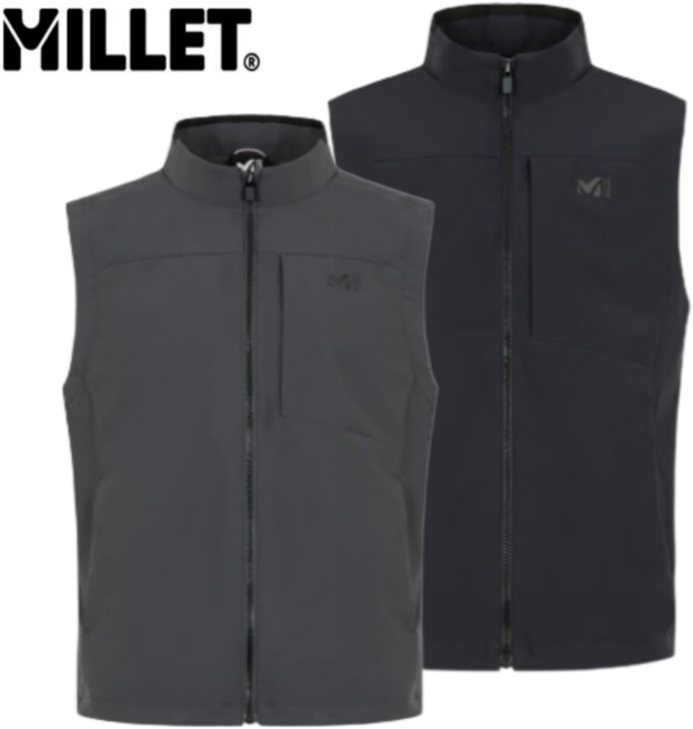 [백화점발송] 밀레 남성 방풍 조끼 간절기 시그니처 베스트 등산 작업 워킹 낚시 캠핑 상의