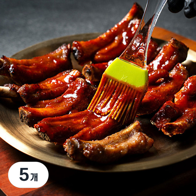 무등산식당 마늘숙성 매콤 쪽갈비, 500g, 5개