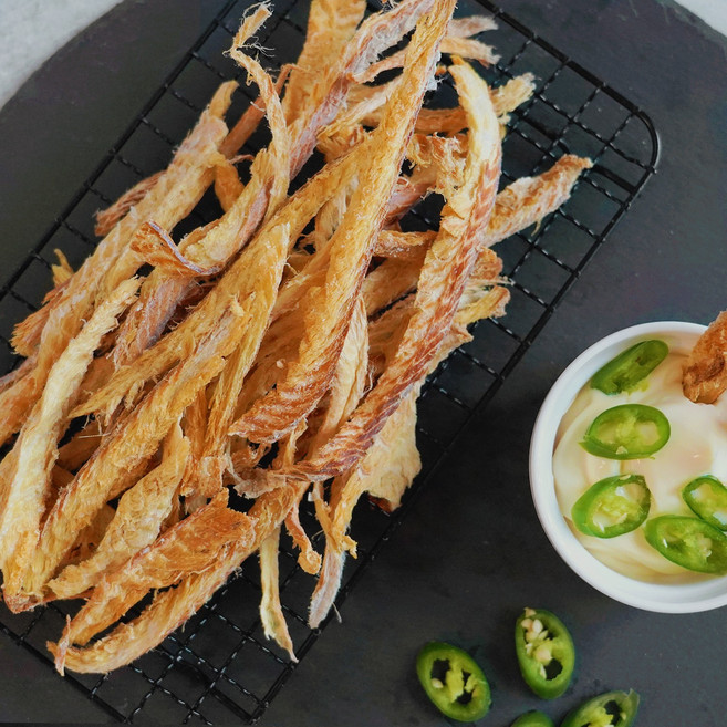 먹태의반란 오븐으로 구운 손질먹태 + 청양마요소스 영양간식 마른안주 맥주안주, 35g, 10개