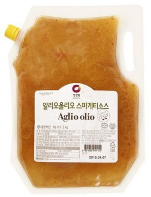 대상 청정원 알리오올리오 스파게티소스, 2kg, 1개