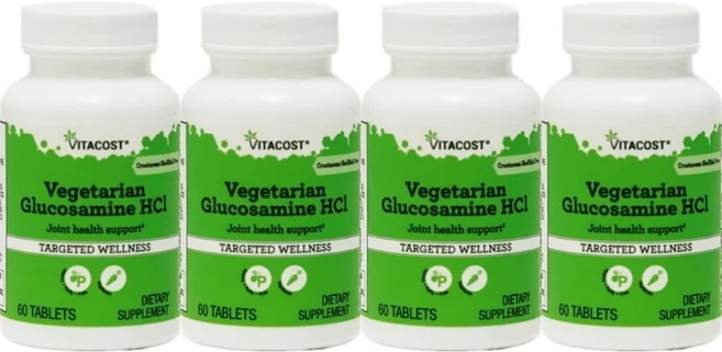 비타코스트 베지테리안 글루코사민 HCl 750mg, 4개, 60정 - 쿠팡