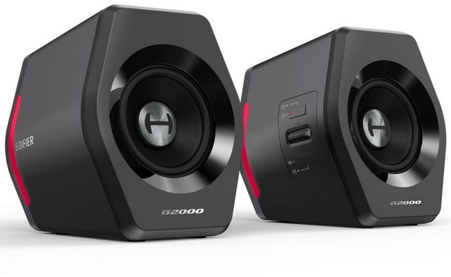 Edifier G2000 32W Hi-Fi PC PC BluetoothUSB 3.5 mm AUX [SUB-OUT 대음량 음질 게이밍 스피커, 상세페이지 참조, 상세페이지 참조