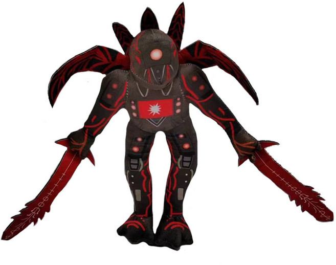 앤트앤비 스키비디 토일렛 인형, 레드트라이타이탄인형, 30cm