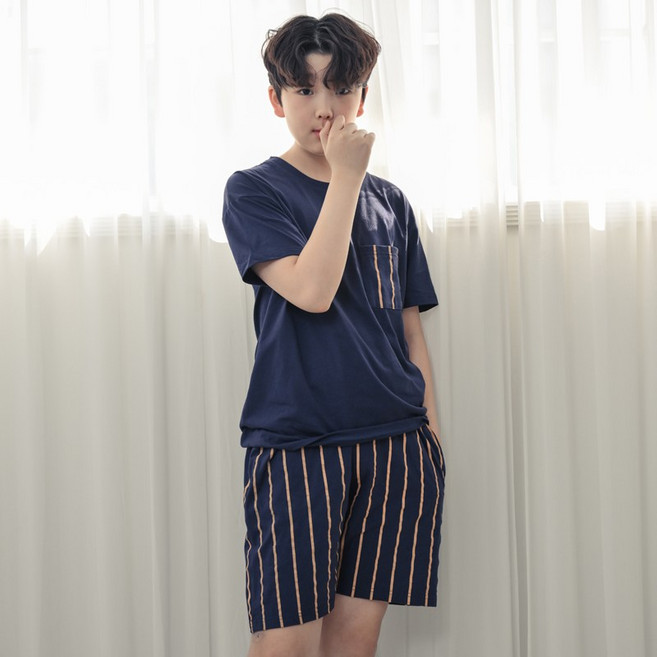 코코드림 청소년 학생 스카이캐슬 반팔 반바지 잠옷 세트