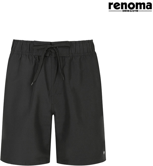 레노마수영복 남성 비치 심플 보드숏 트렁크수영복 블랙 (RN-MS2E701_BK)